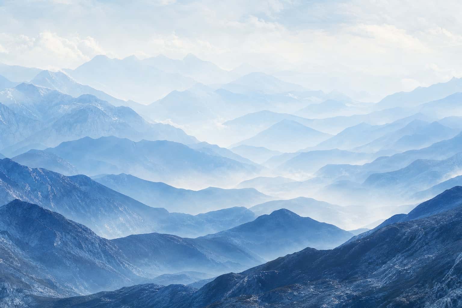 Thumbnail for Abstract Mountain Layers Background