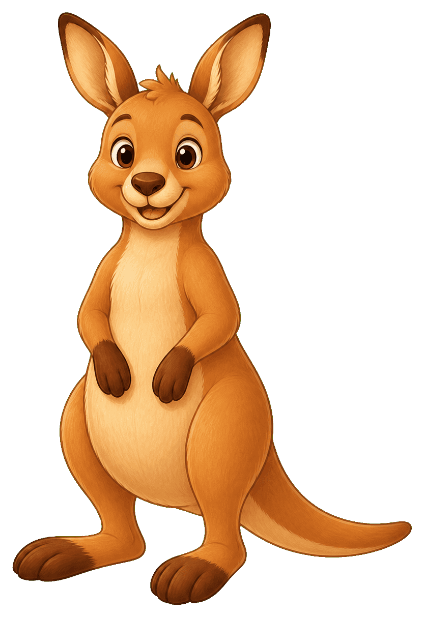 Thumbnail for Kangaroo Sticker