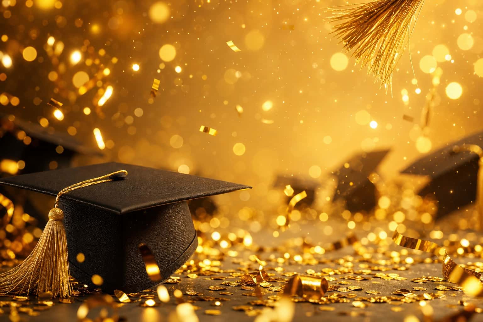 Thumbnail for Graduation Gold Bokeh