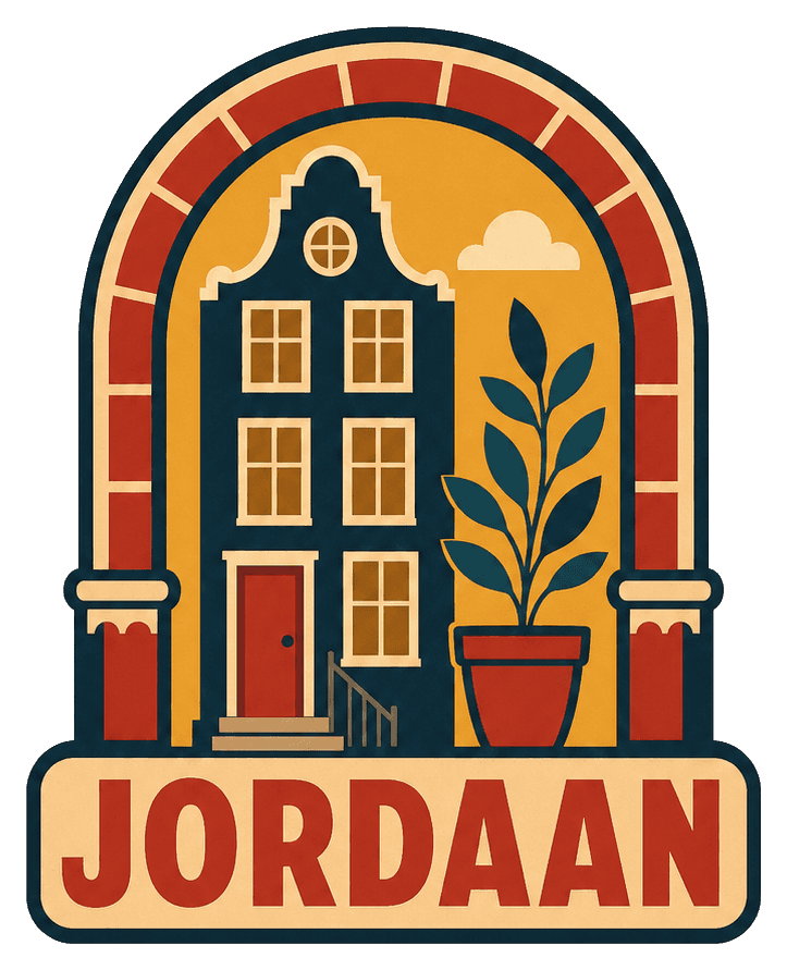 Thumbnail for Amsterdam Illustrated Text Sticker