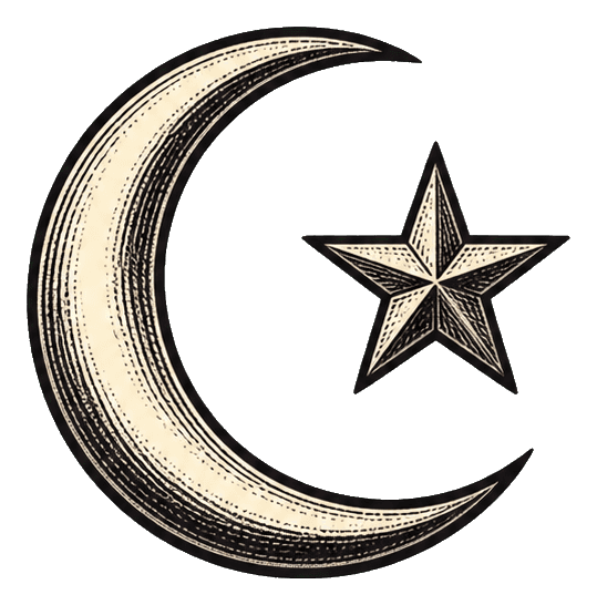 Thumbnail for Star And Crescent Sticker