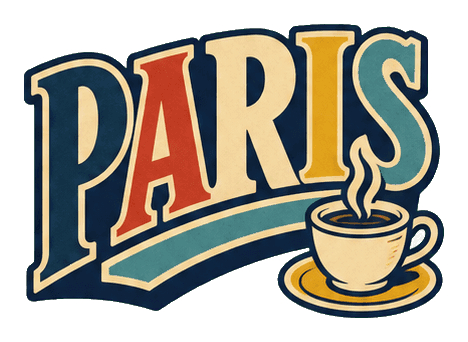 Thumbnail for France Paris Illustrated Text Sticker