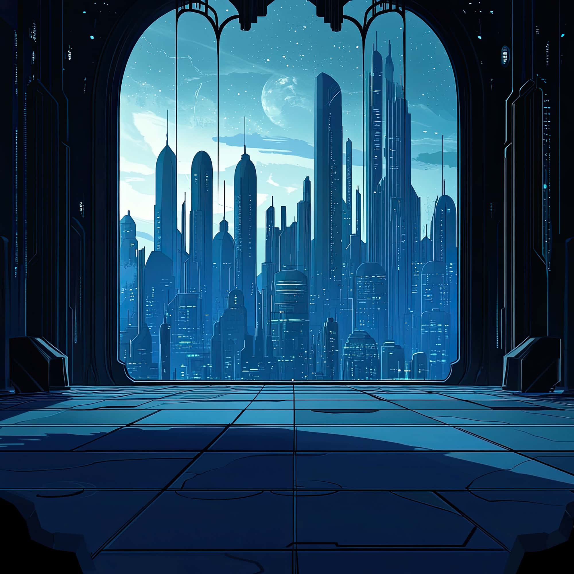 Thumbnail for Sci Fi Backdrop