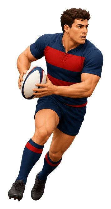 Thumbnail for Rugby Player Sticker