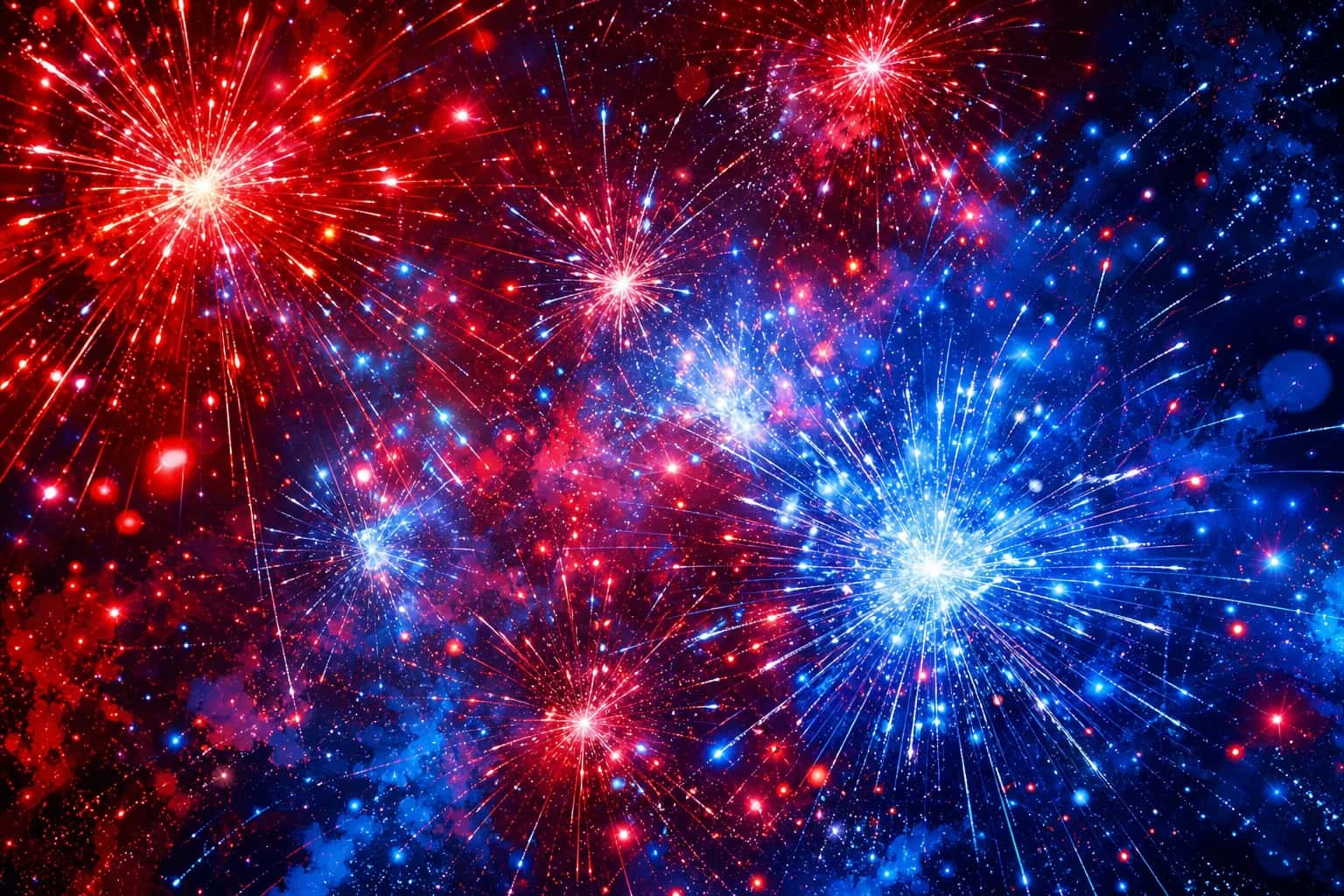 Thumbnail for Patriotic Fireworks Abstract
