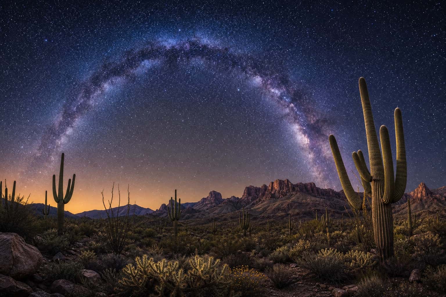Thumbnail for Desert Milky Way