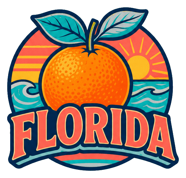 Thumbnail for Florida Illustrated Text Sticker