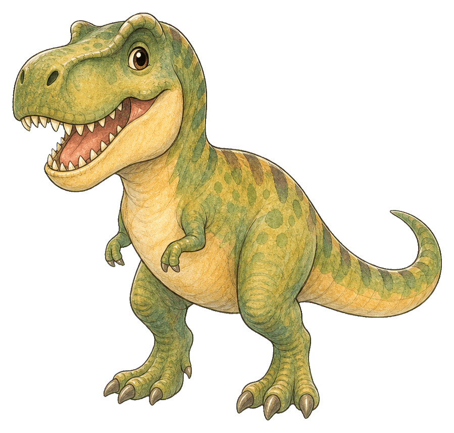 Thumbnail for Kawaii Prehistoric Animal Sticker