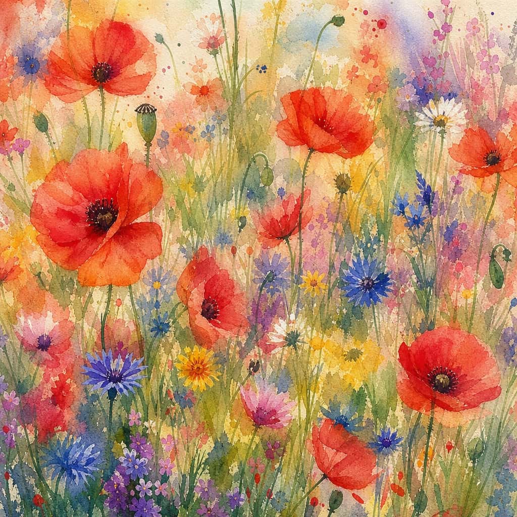 Thumbnail for Wildflower Watercolor