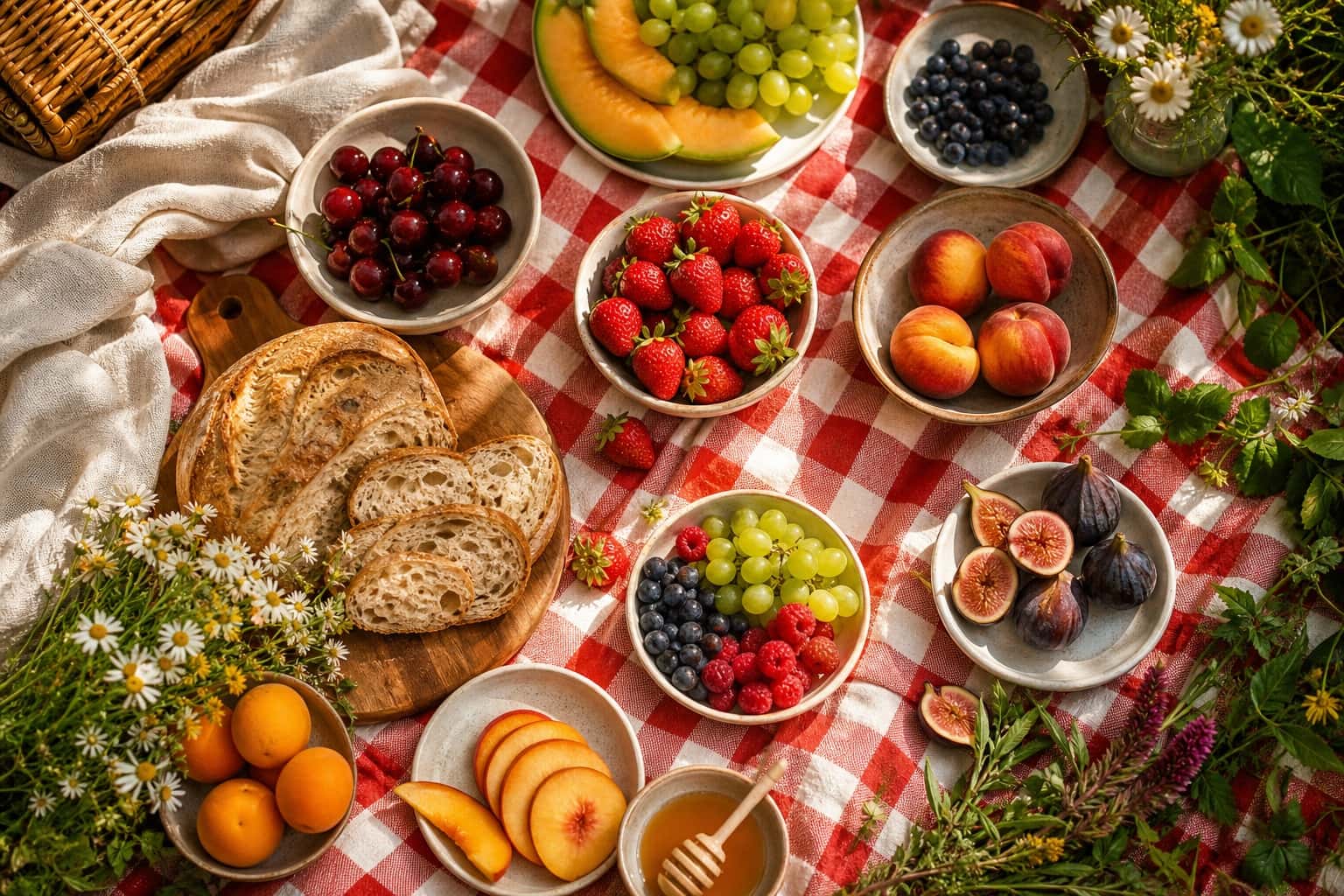 Thumbnail for Summer Picnic Blanket Background
