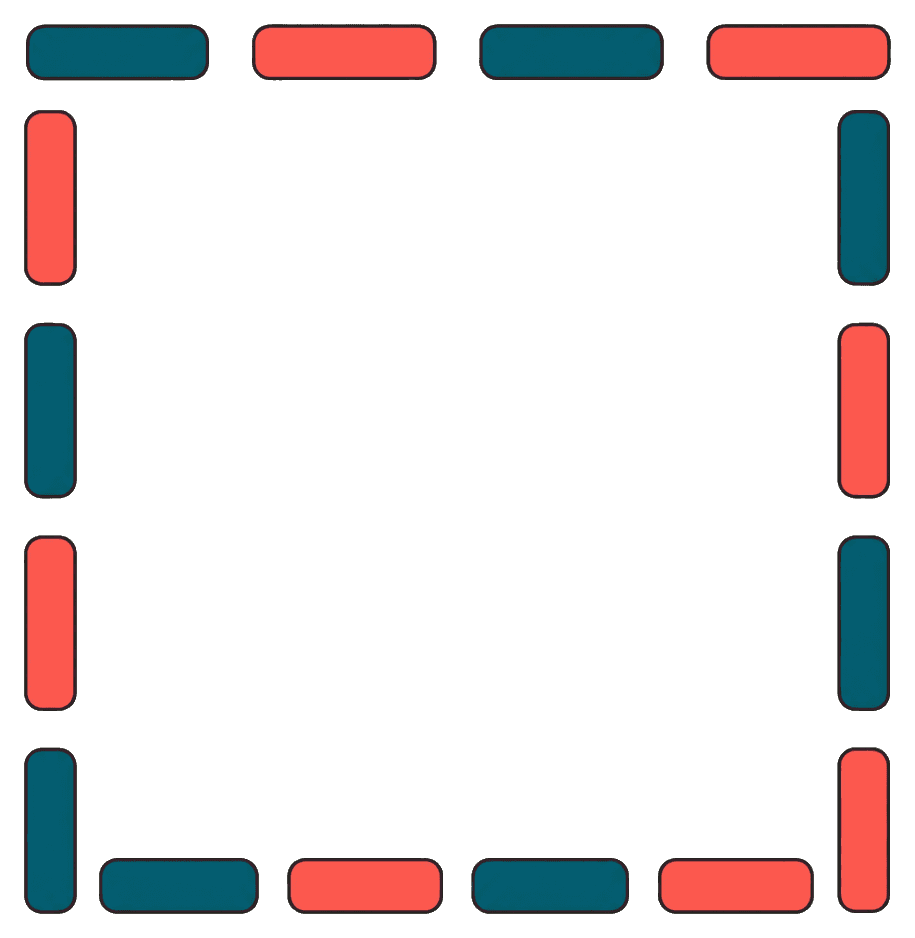 Thumbnail for Square Design Sticker