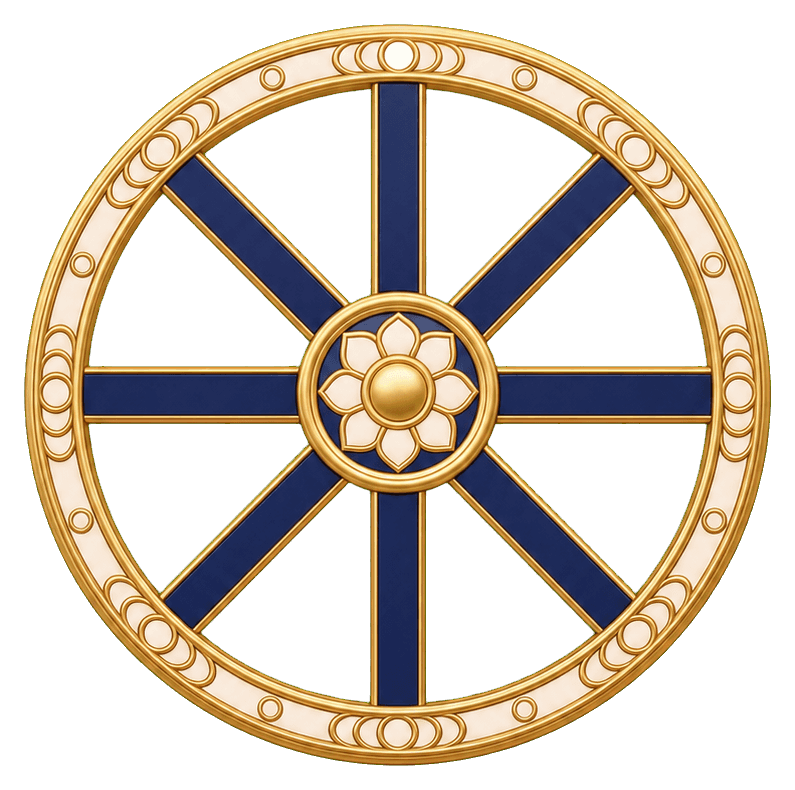 Thumbnail for Dharma Wheel Sticker