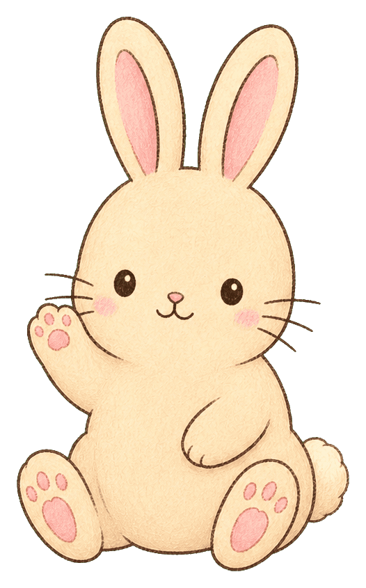 Thumbnail for Kawaii Rabbit Sticker