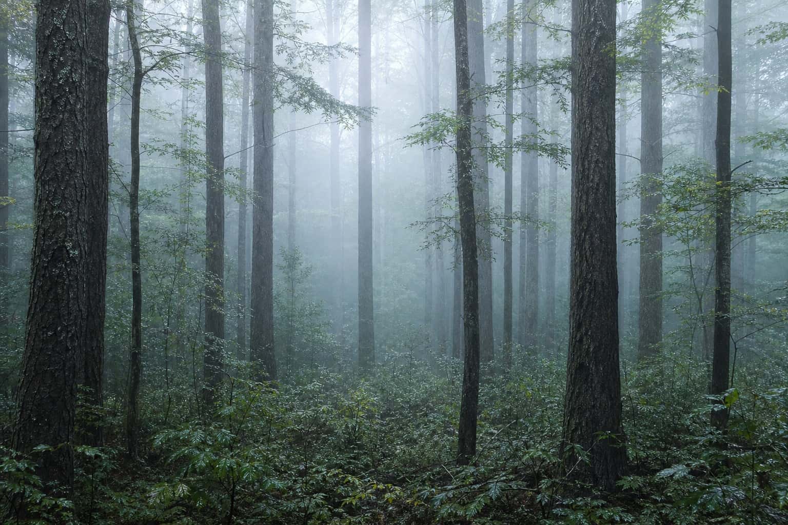 Thumbnail for Cinematic Forest Mist Background