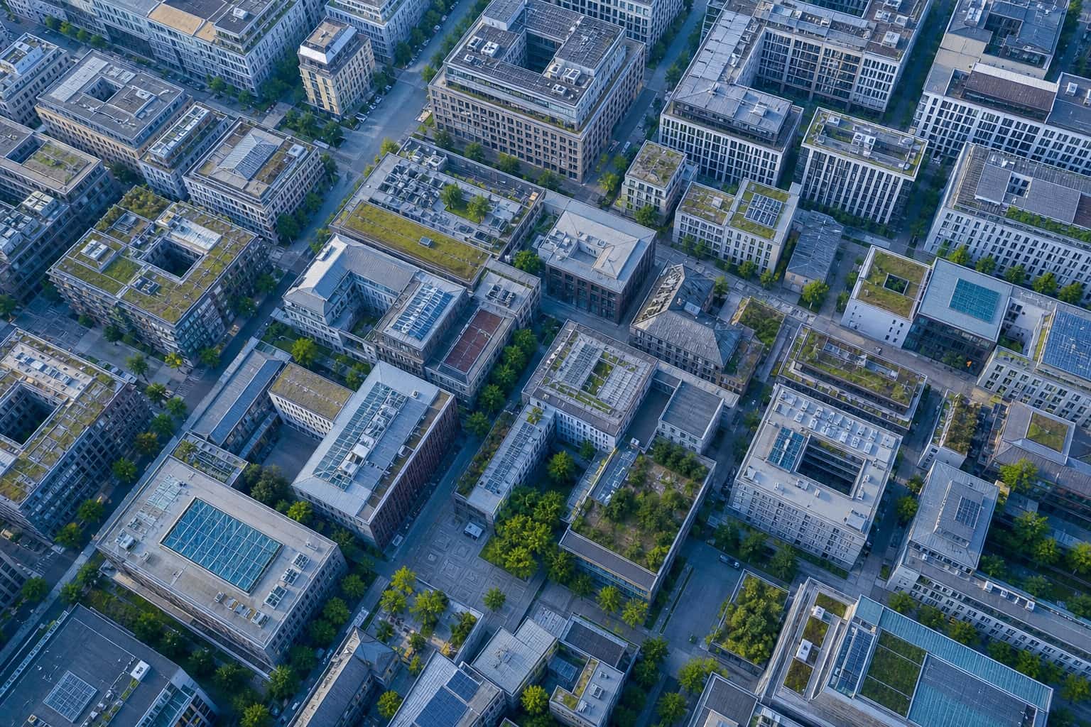 Thumbnail for Modern City Aerial Background