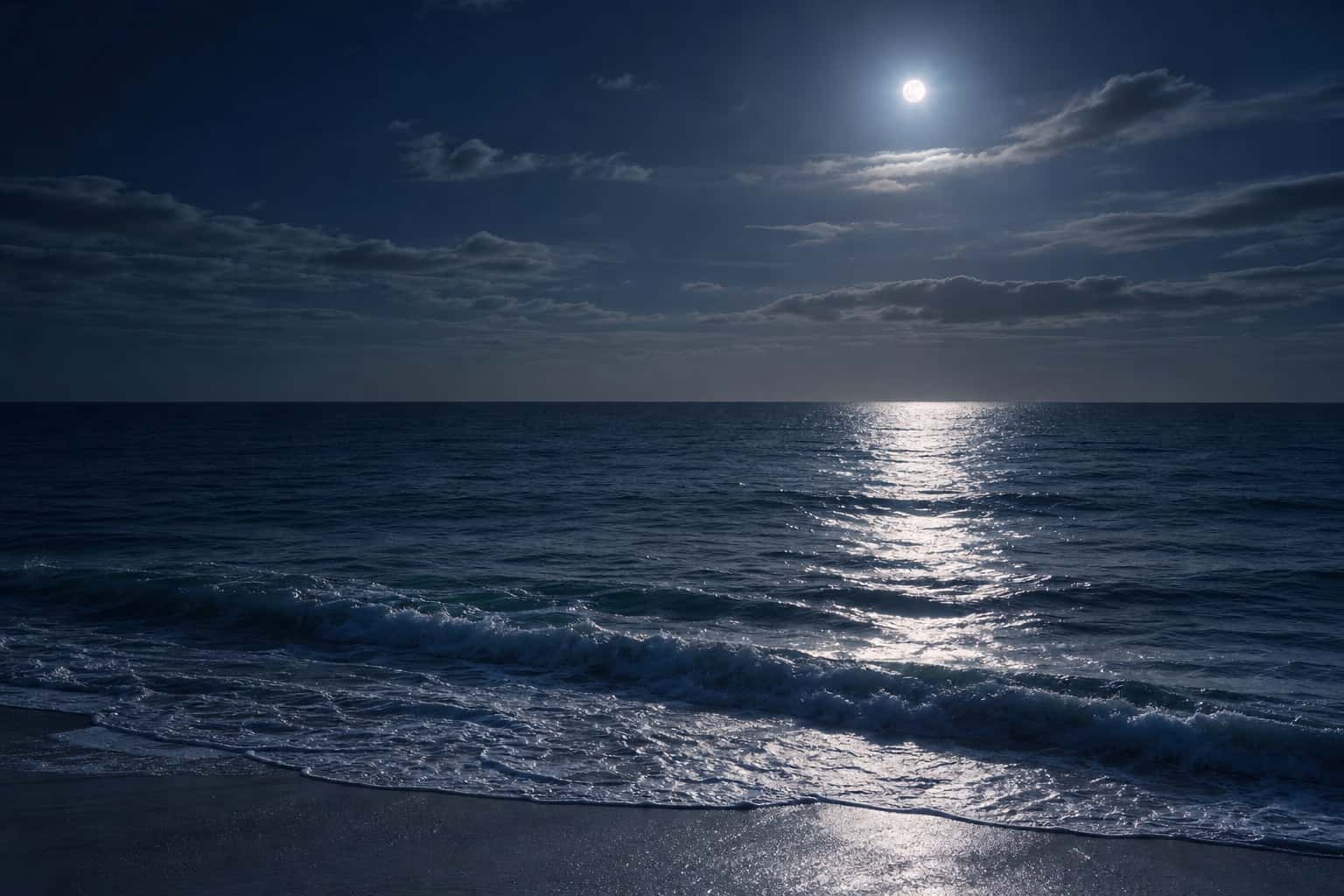 Thumbnail for Moonlit Ocean Background