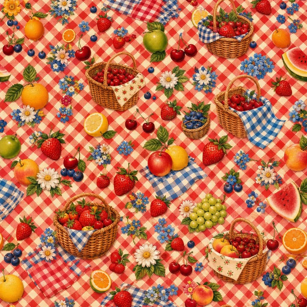 Thumbnail for Retro Picnic Pattern