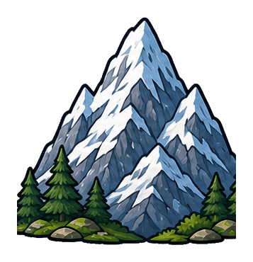 Thumbnail for Mountain Sticker