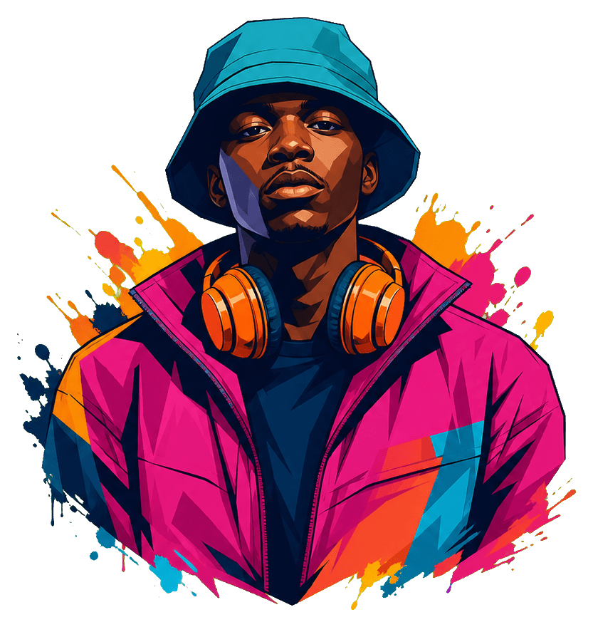Thumbnail for Hip Hop Art Sticker