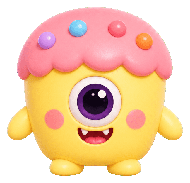 Thumbnail for Kawaii Monster Sticker