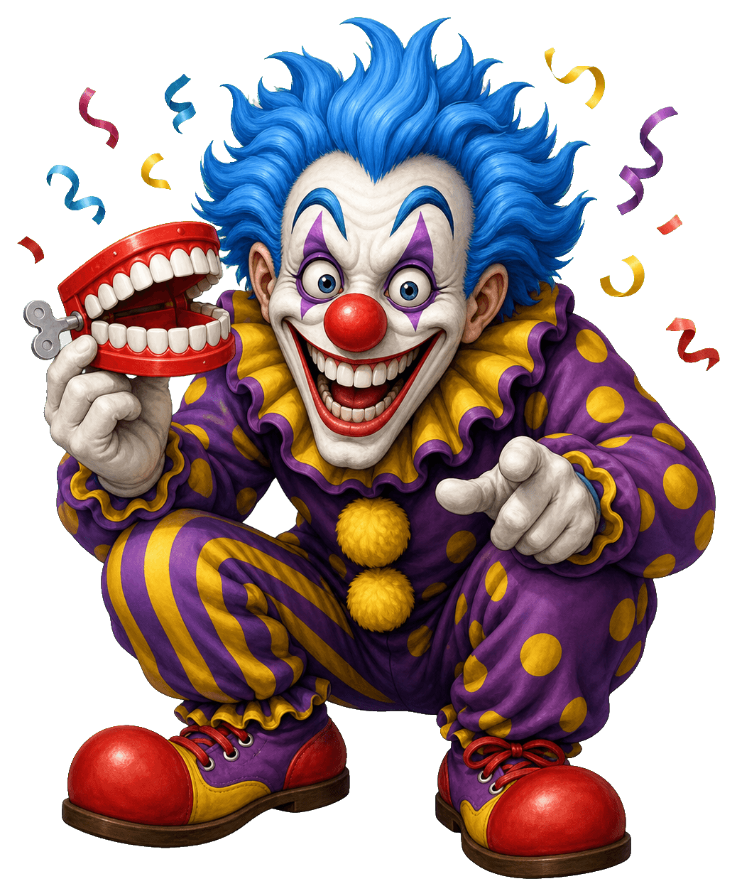 Thumbnail for Evil Clown Sticker