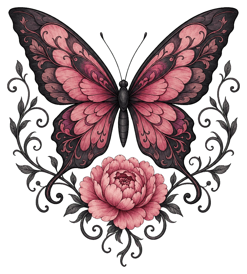 Thumbnail for Artistic Butterfly Sticker