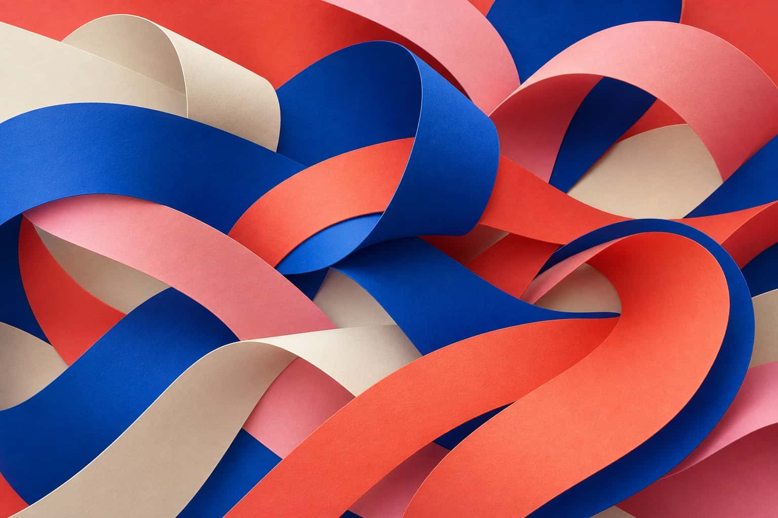 Thumbnail for Colorful Paper Ribbon Background