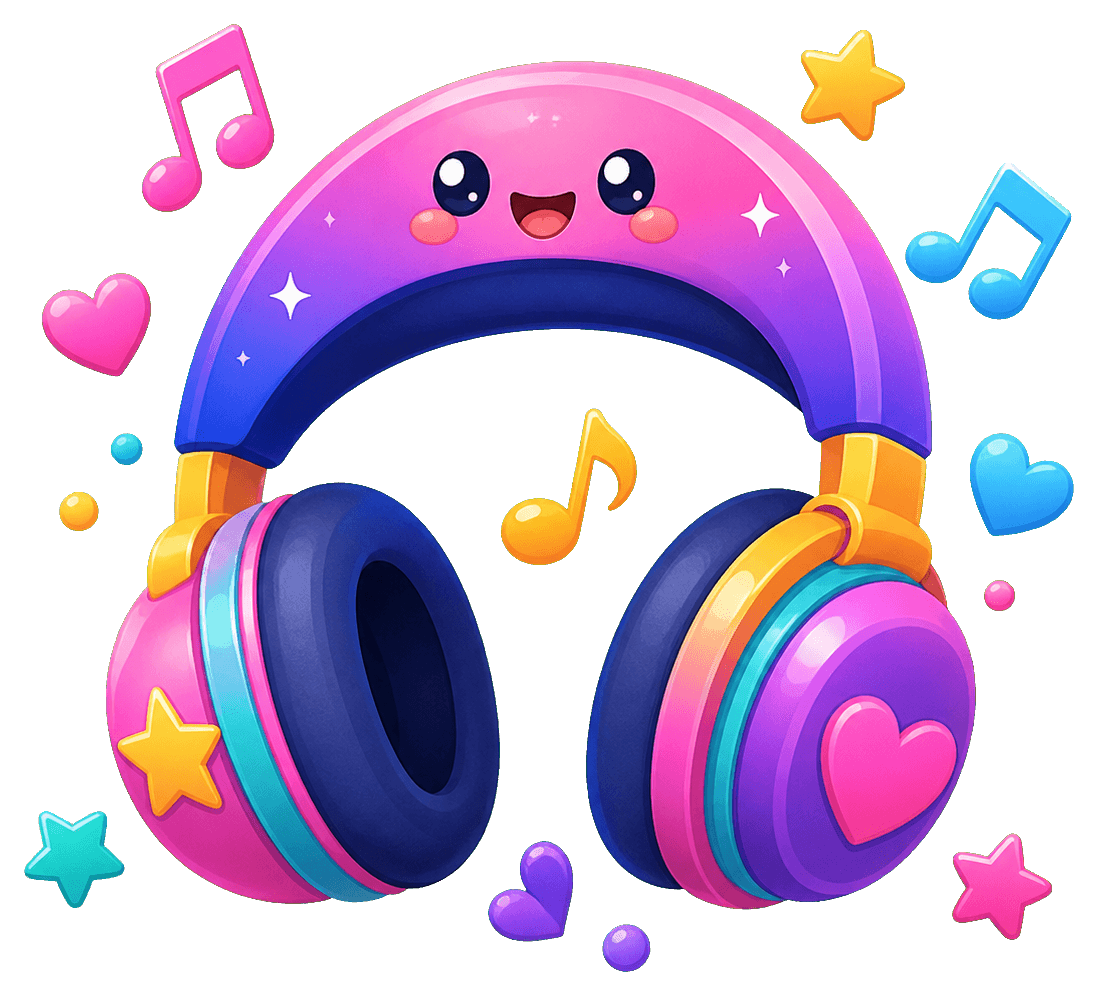 Thumbnail for Music Party Sticker