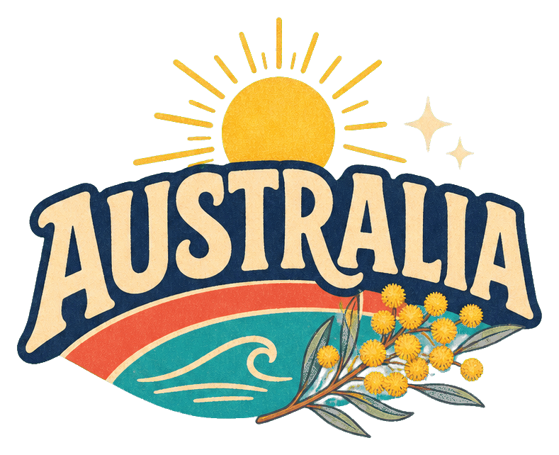 Thumbnail for Australia Sydney Illustrated Text Sticker