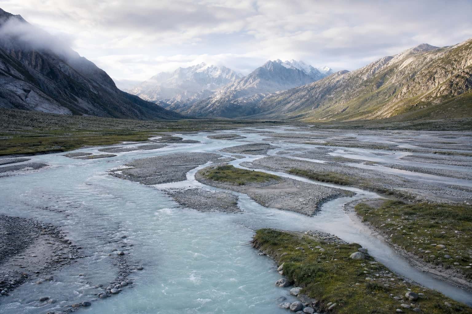 Thumbnail for Glacial River Valley Background