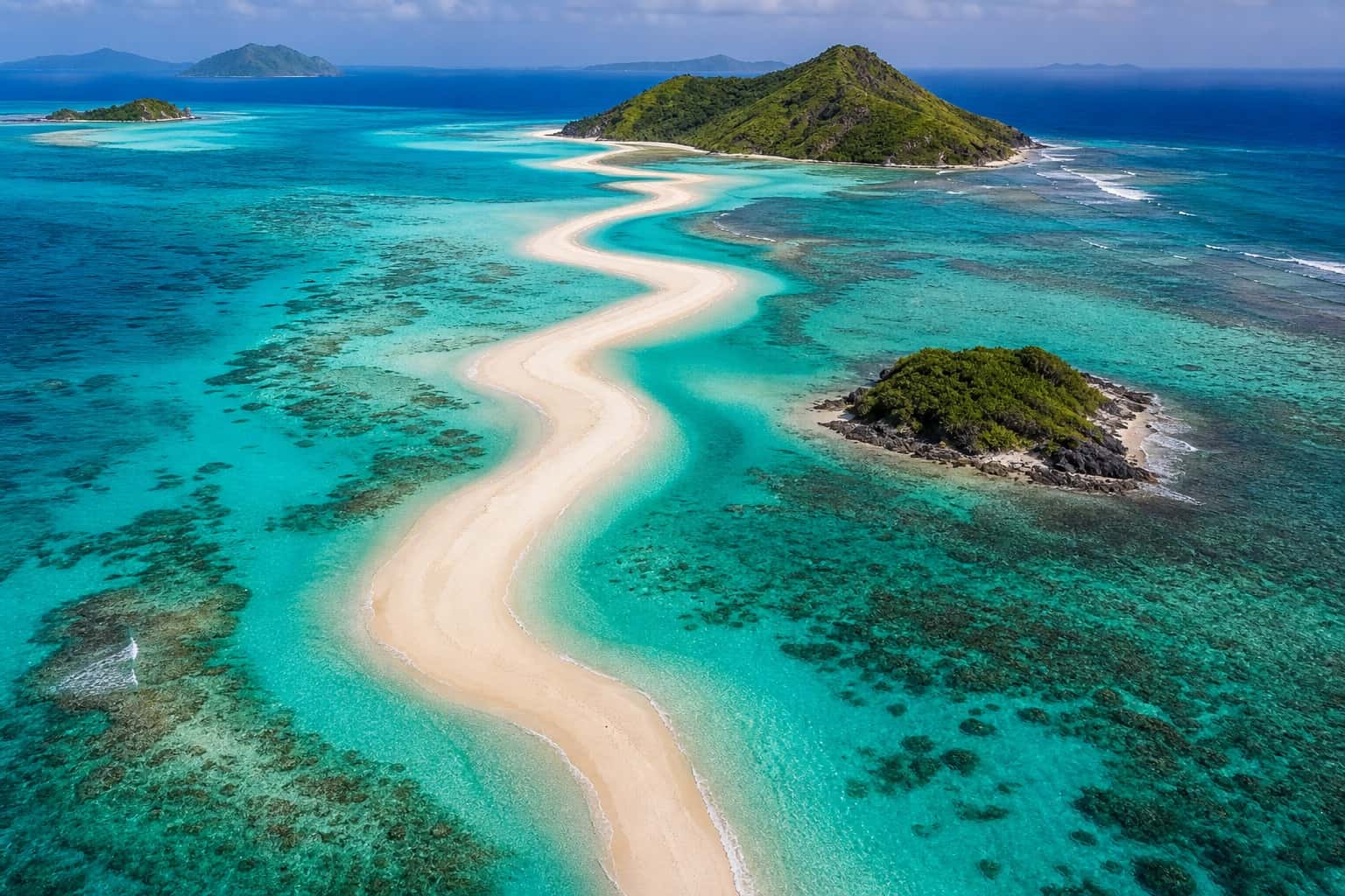 Thumbnail for Tropical Ocean Aerial Wallpaper