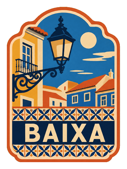 Thumbnail for Lisbon Illustrated Text Sticker