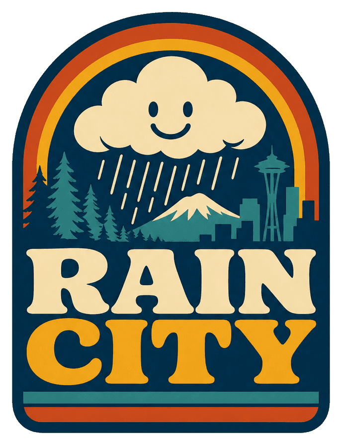 Thumbnail for Seattle Illustrated Text Sticker