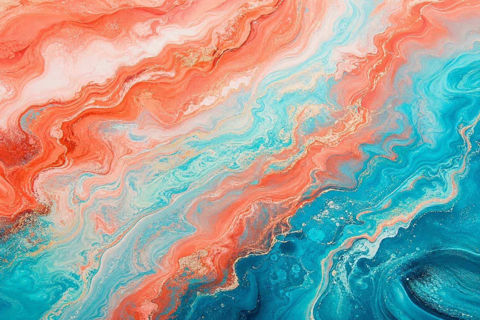 Thumbnail for Abstract Fluid Color Wallpaper