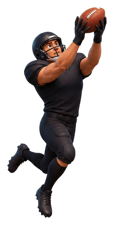 Thumbnail for American Football Player Sticker