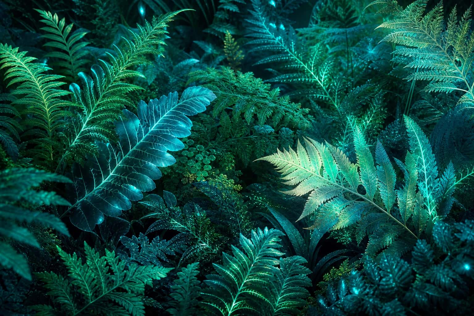 Thumbnail for Bioluminescent Botanical Background