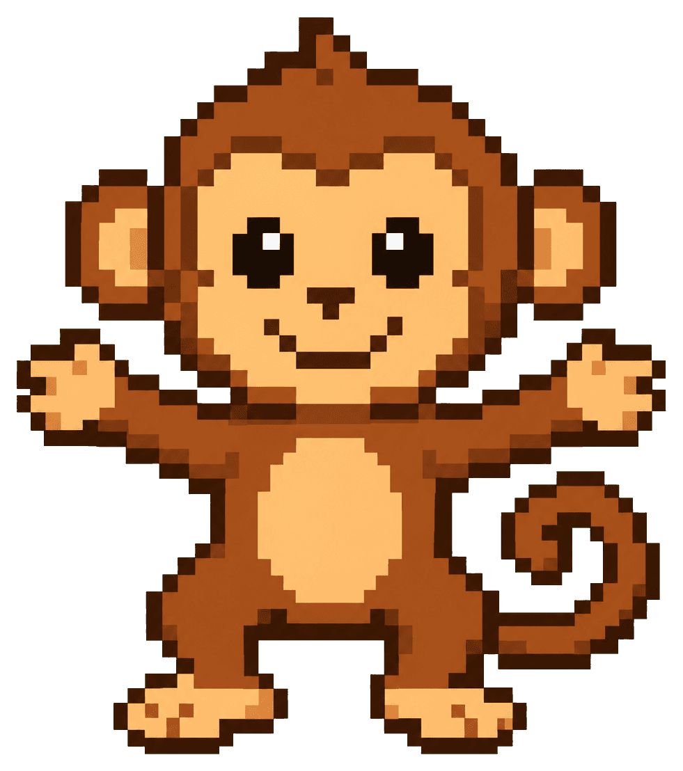 Thumbnail for Monkey Sticker