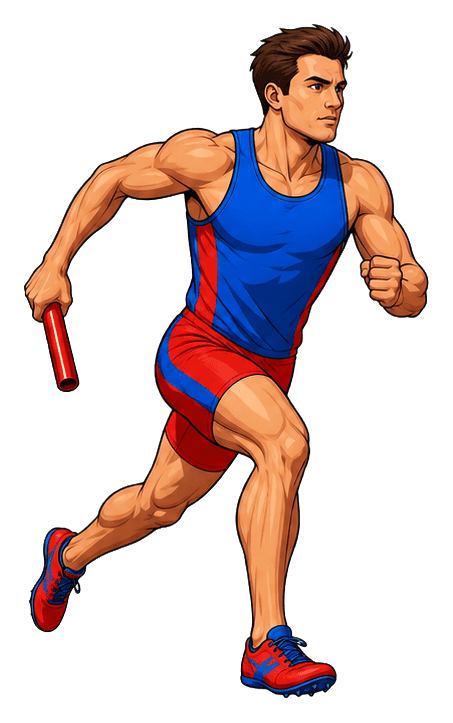 Thumbnail for Track And Field Player Sticker