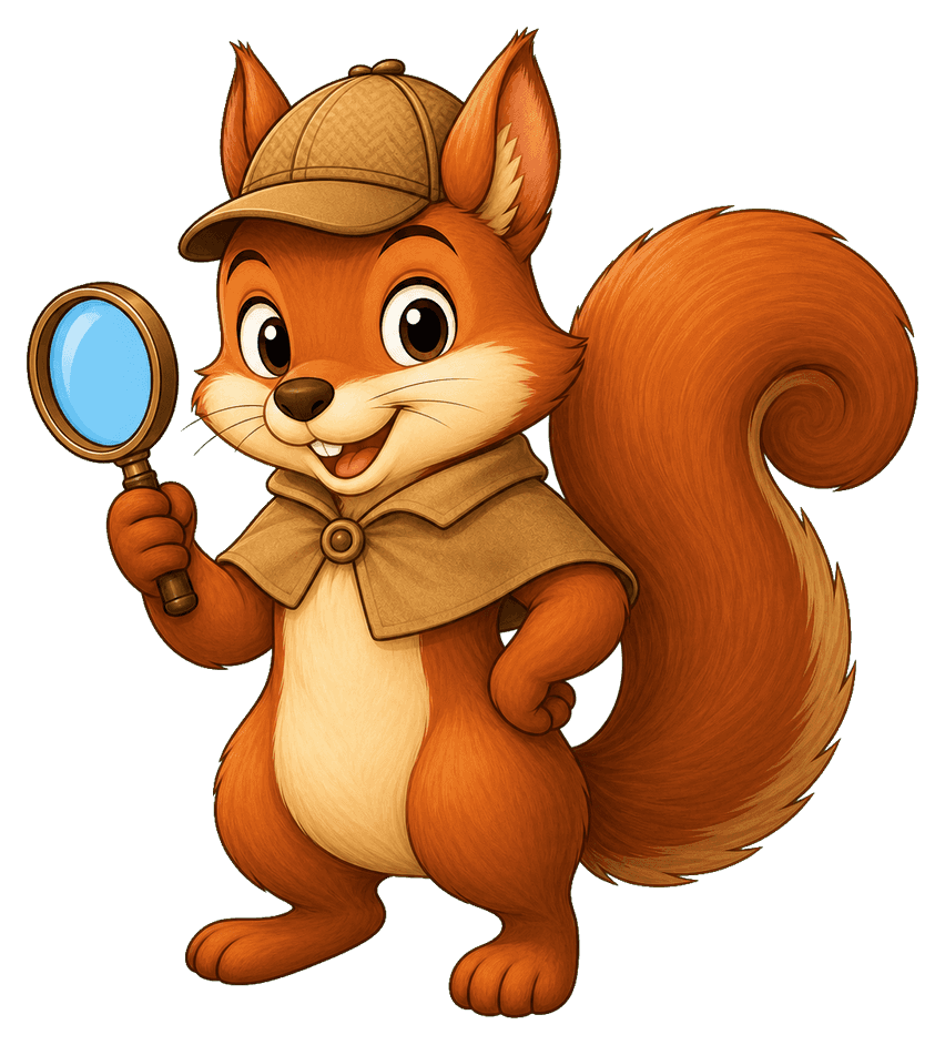 Thumbnail for Cute Squirrel Sticker