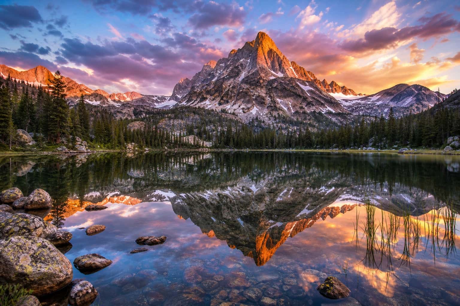 Thumbnail for Mountain Lake Reflection