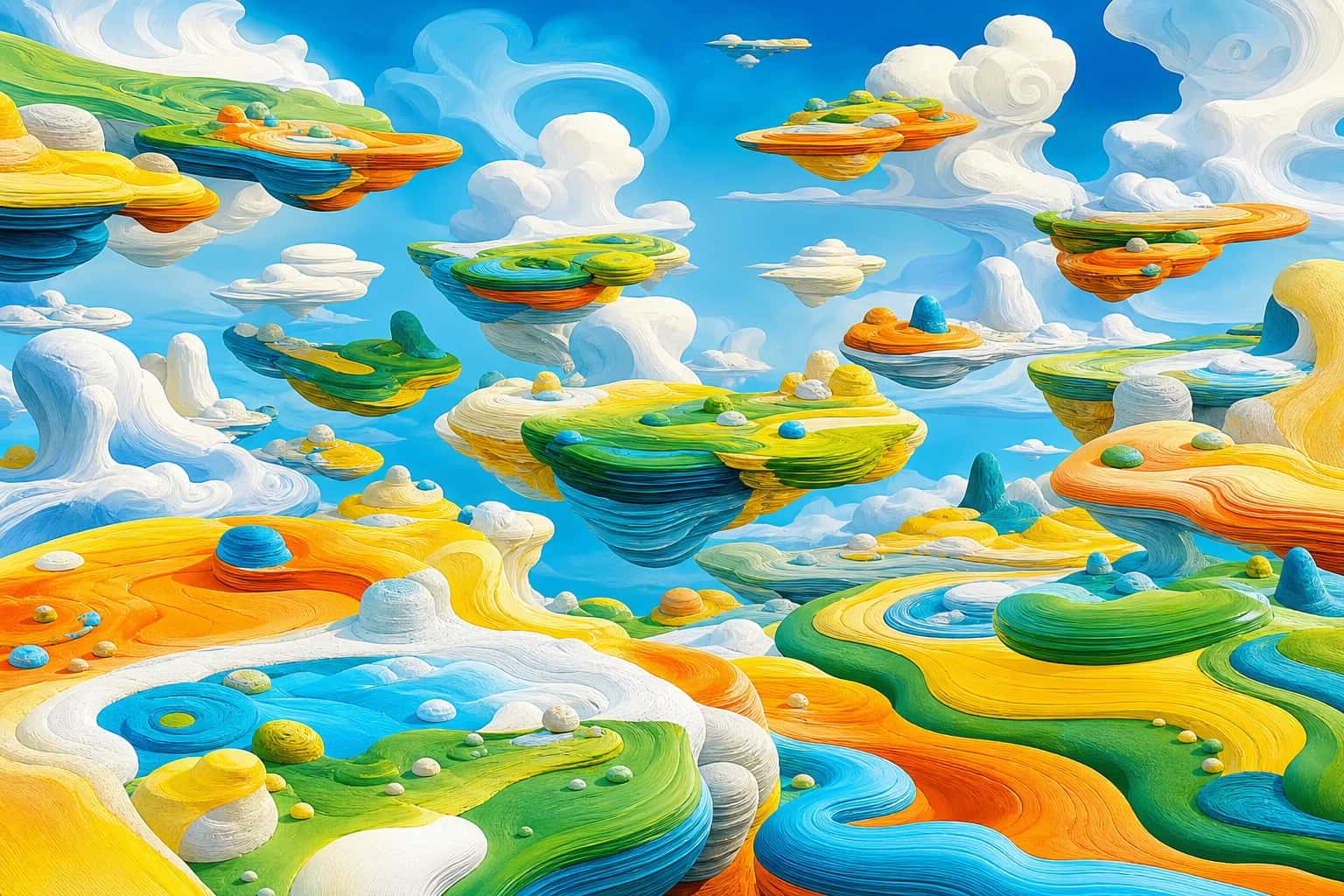 Thumbnail for Playful Surreal Landscape Background