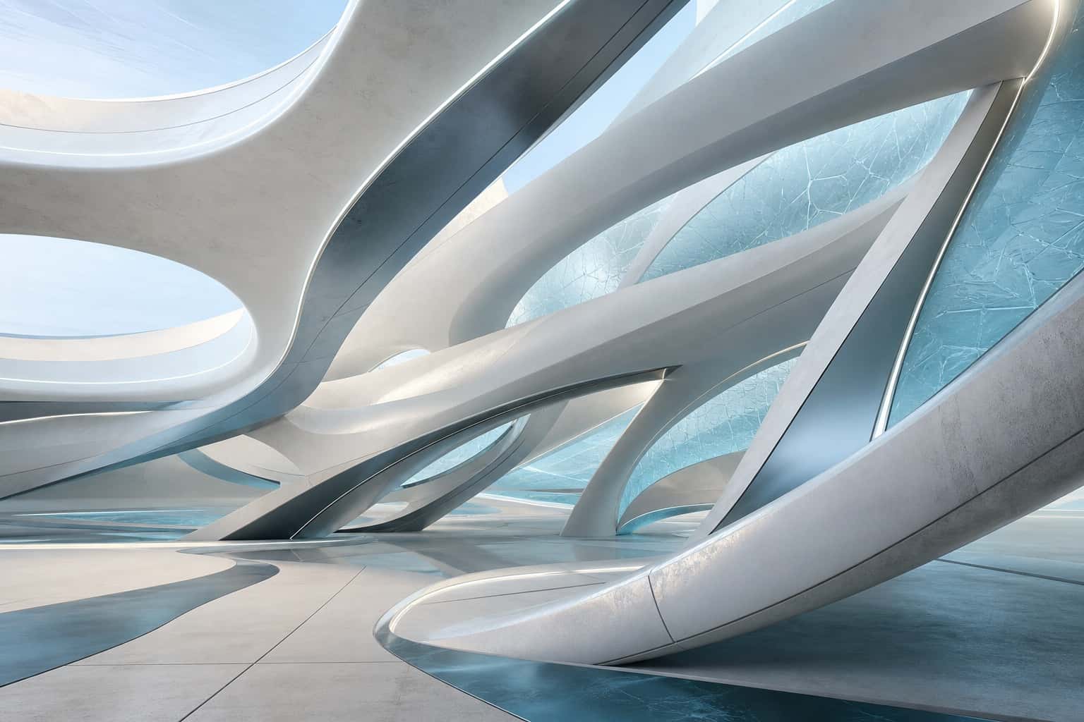 Thumbnail for Futuristic Architecture Background