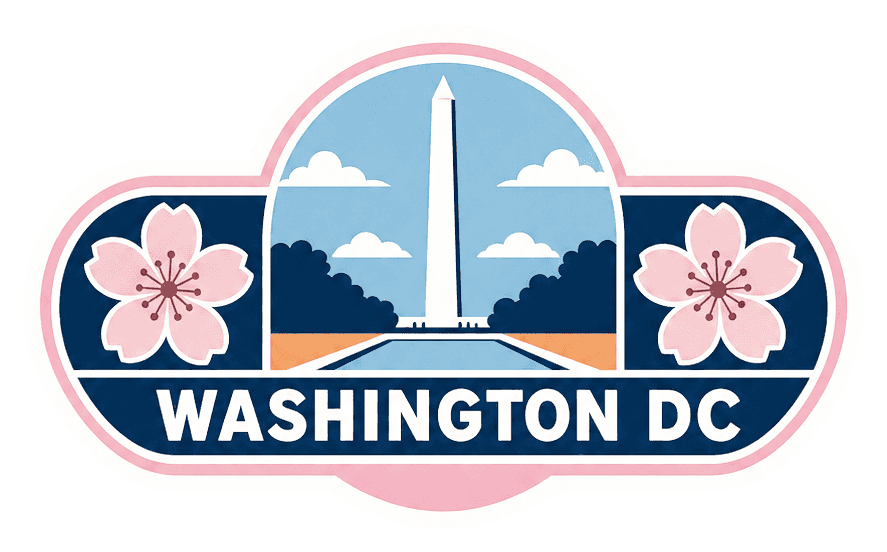 Thumbnail for Washington Dc Illustrated Text Sticker
