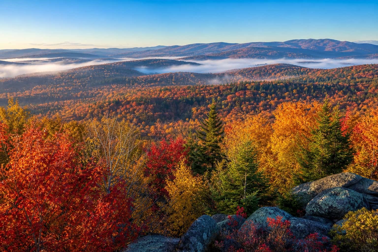 Thumbnail for New England Fall Foliage Landscape