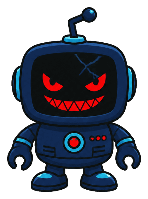 Thumbnail for Evil Robot Sticker