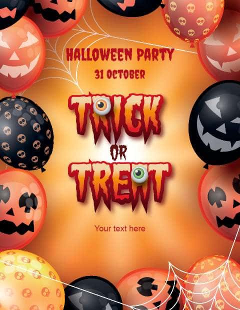Thumbnail for Halloween Fliers